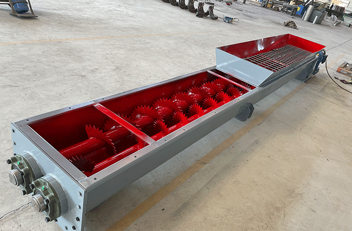 雙軸鋸齒攪拌螺旋輸送機(jī)的用途